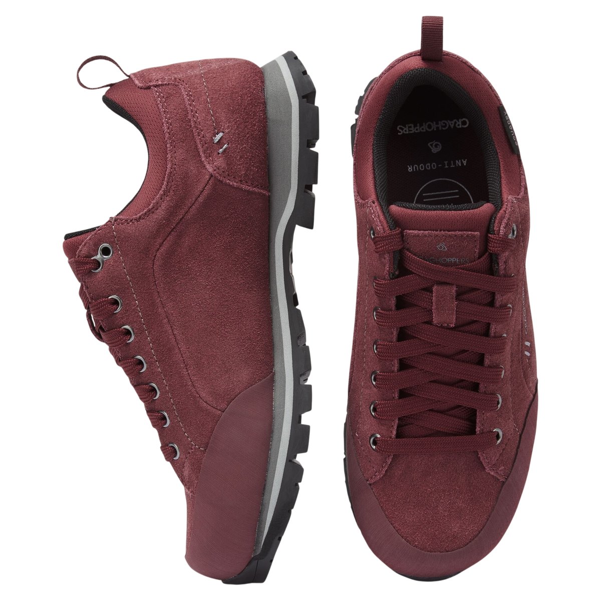 Baskets en cuir JACARA violet, CRAGHOPPERS