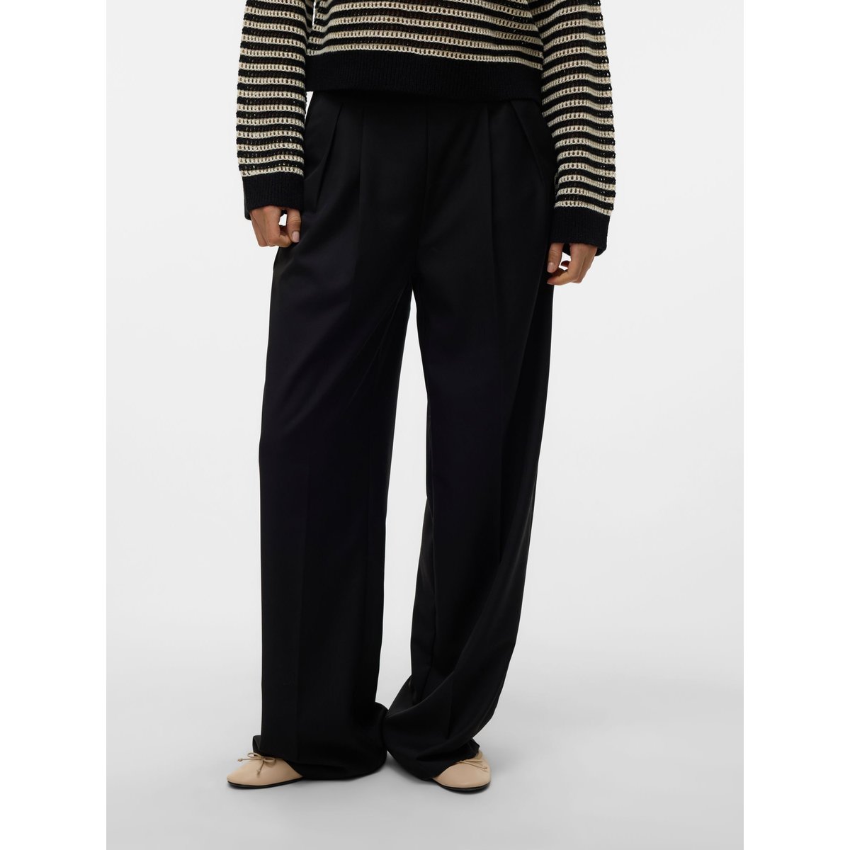 Pantalon À Jambe Large noire - black, VERO MODA