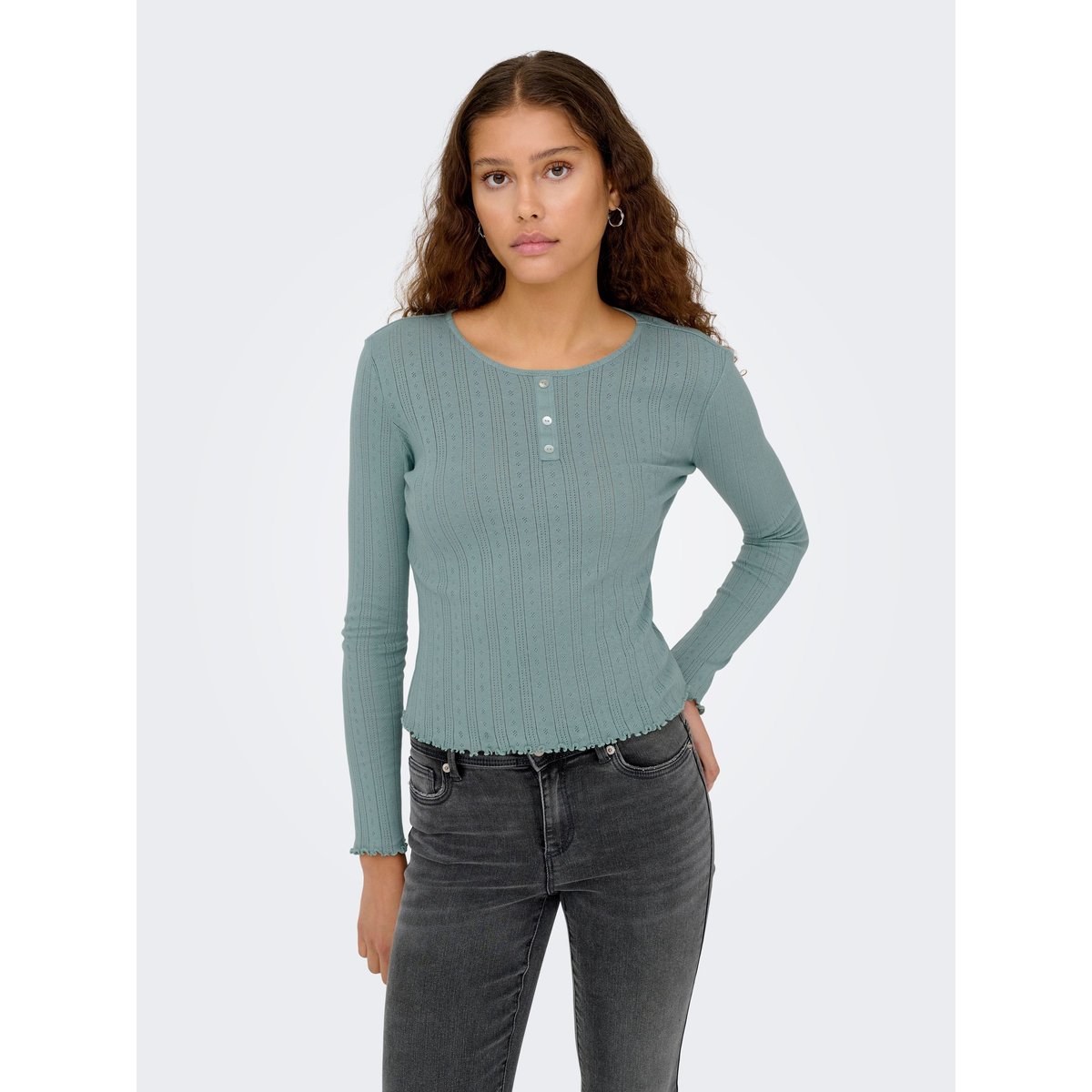 Top silver blue, JDY