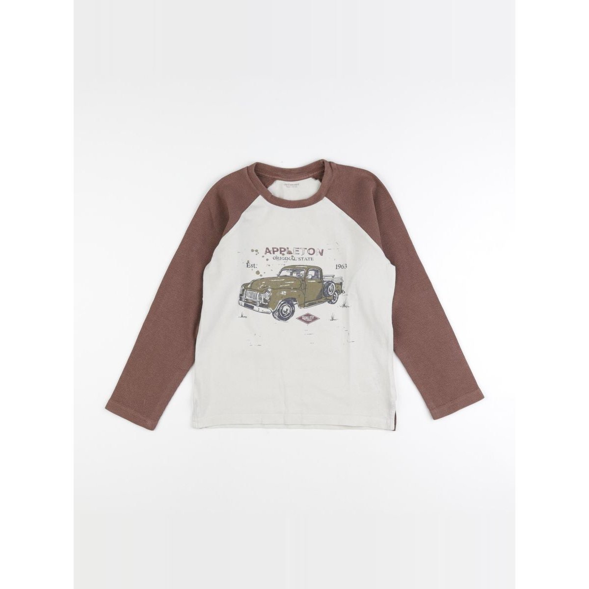 Tee-shirt - Etat satisfaisant blanc, VERTBAUDET