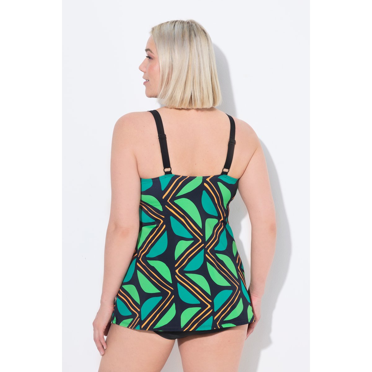 Tankini avec bonnets souples. Bretelles noir, ULLA POPKEN