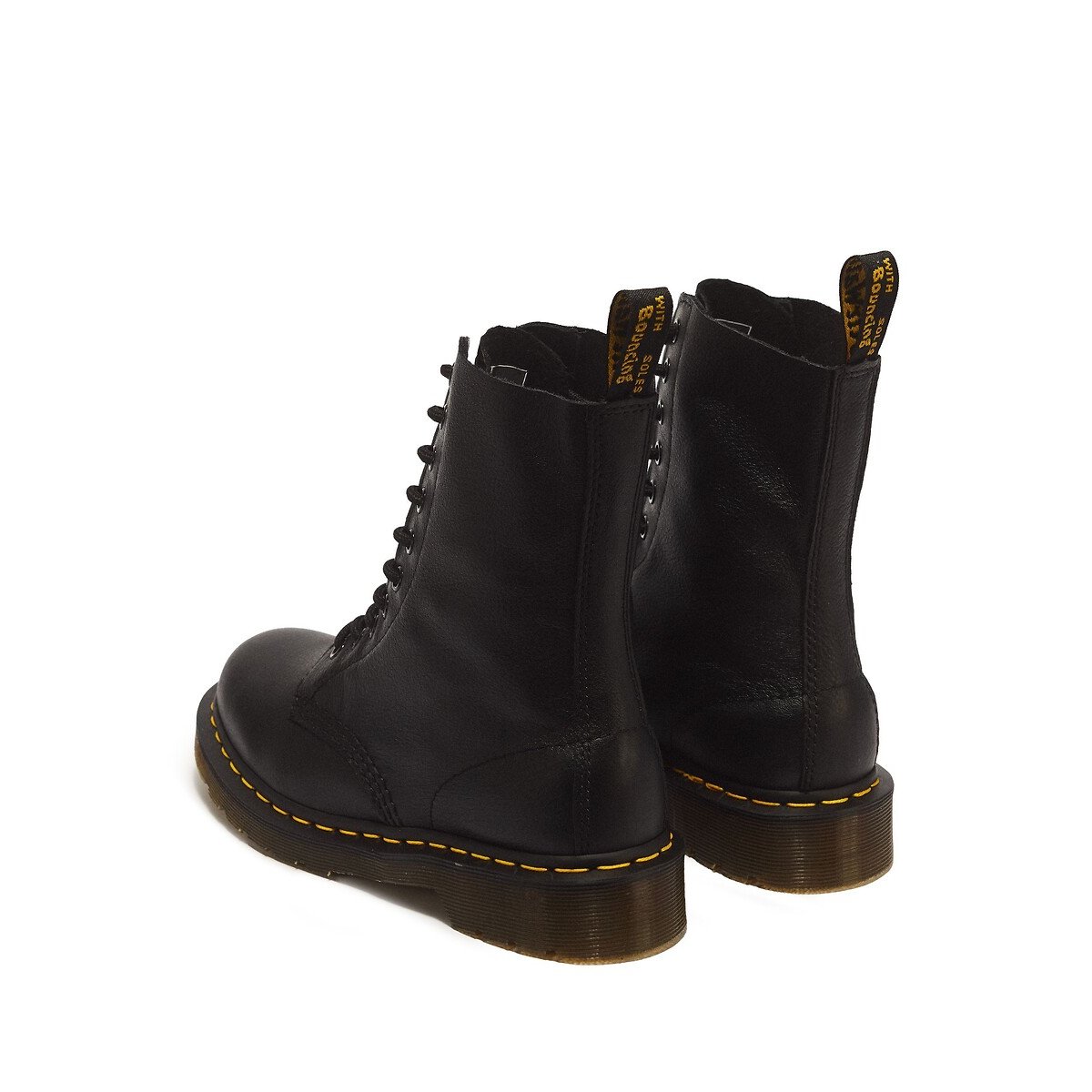 Boots montantes 1490 en cuir Virginia noir, DR. MARTENS