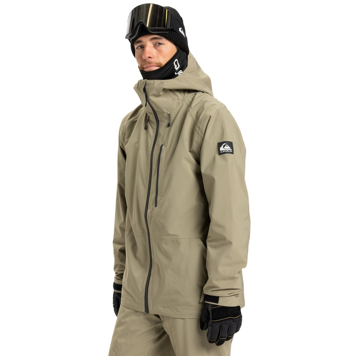 Veste de snow technique MULDROW 20K beige fallen rock, QUIKSILVER