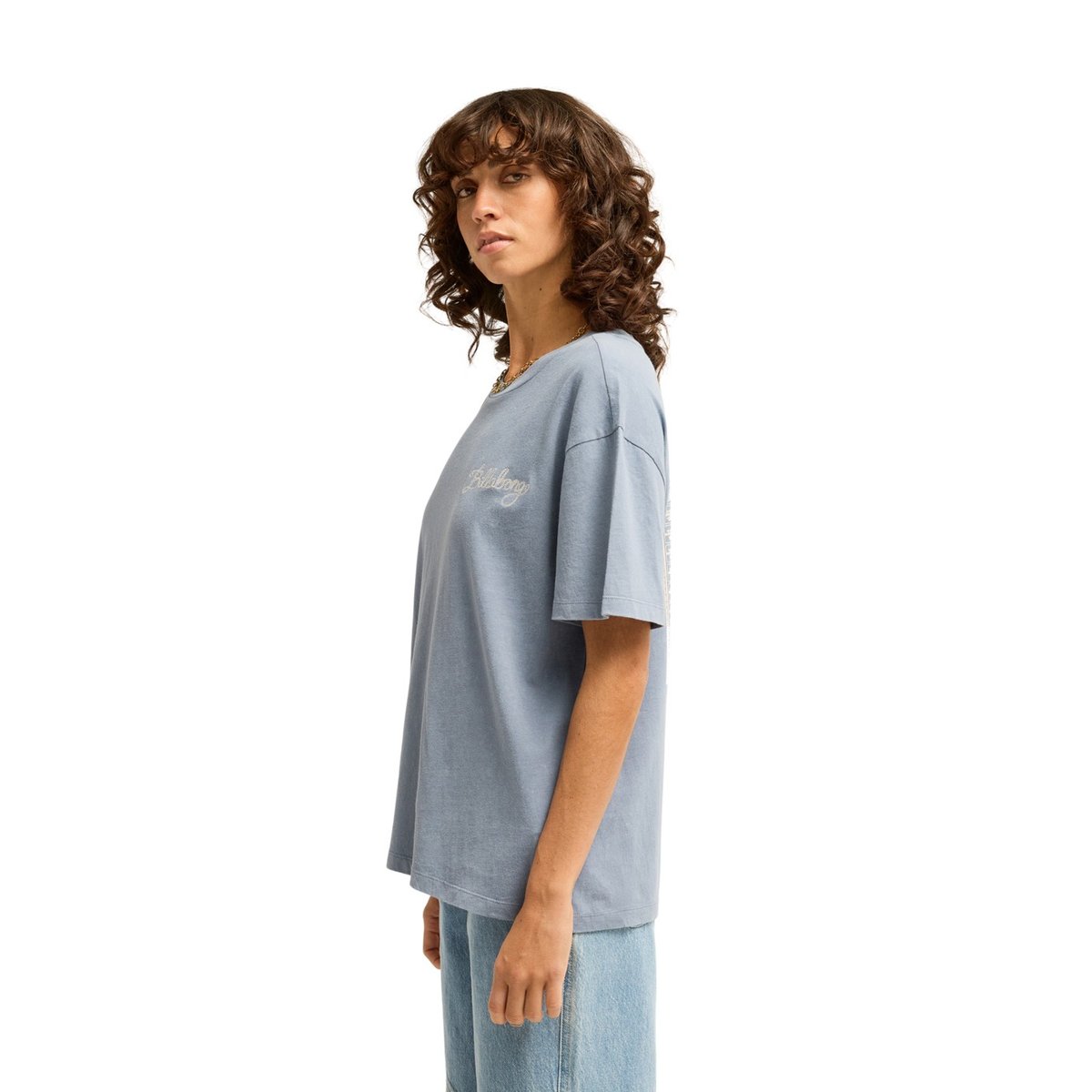 T shirt manches courtes EVERY OTHER SHELL gris salted blue, BILLABONG