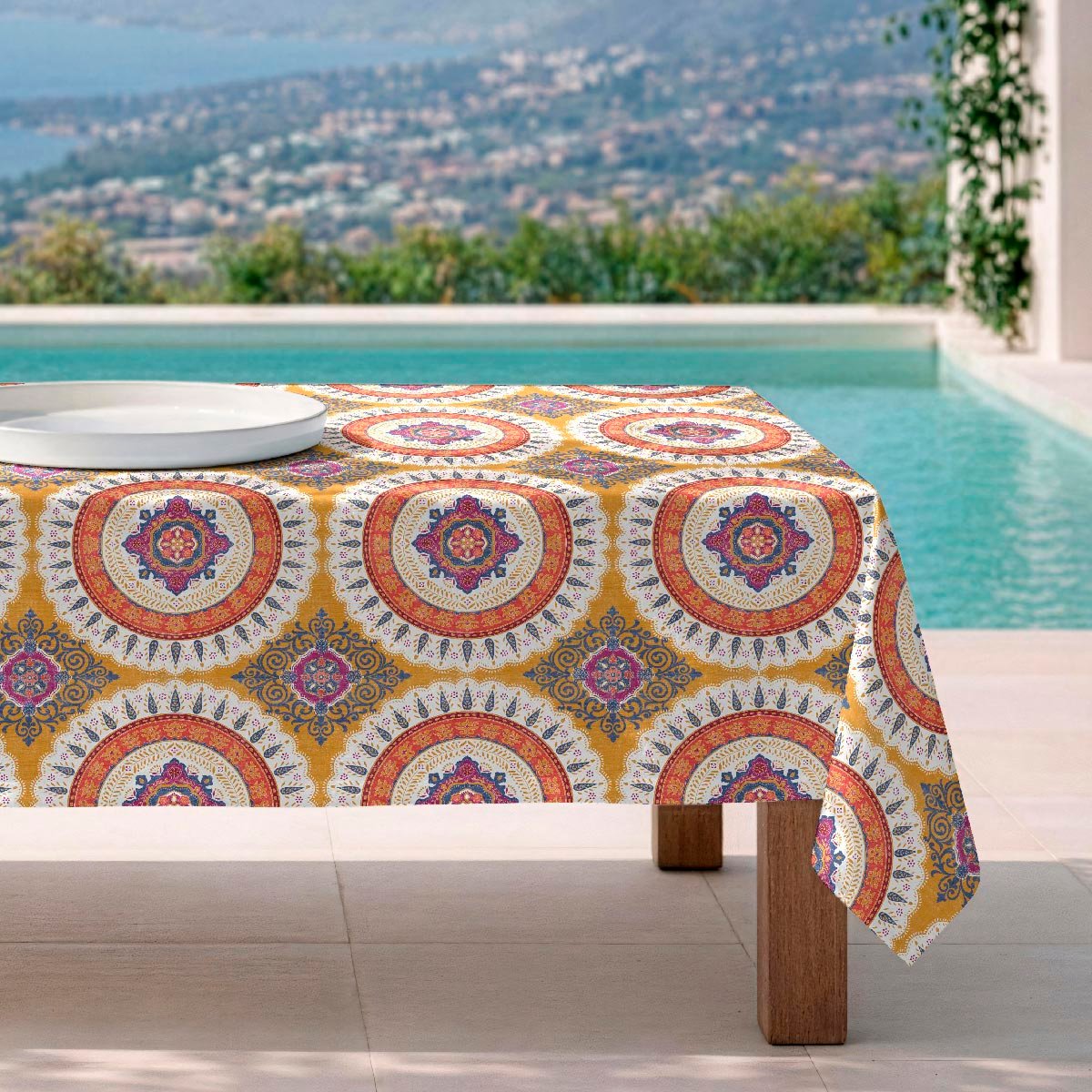 Nappe anti-taches Calo - 100% coton - orange, NAF NAF HOME