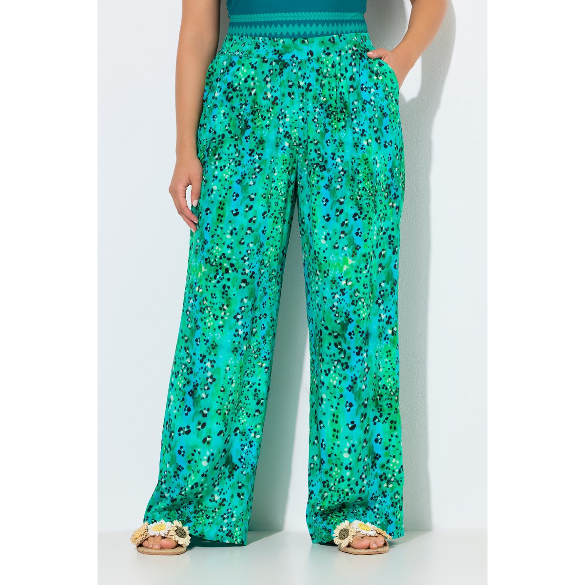 Pantalon palazzo trèfle, ULLA POPKEN
