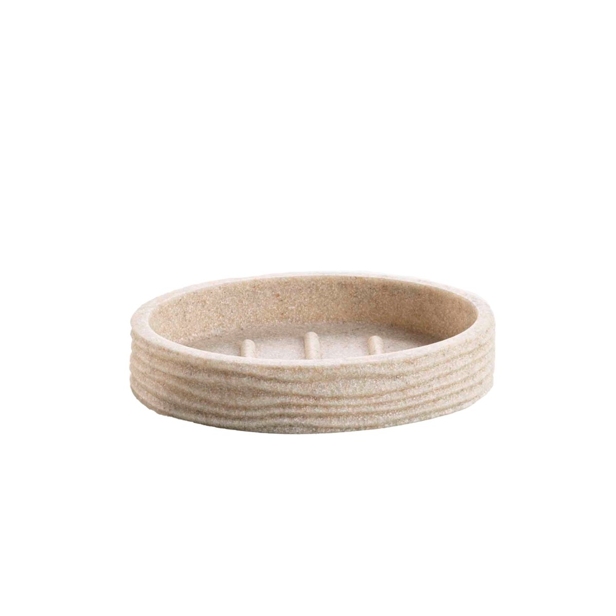 Porte-savon  - Effet strié sable, DOUCEUR D'INTÉRIEUR