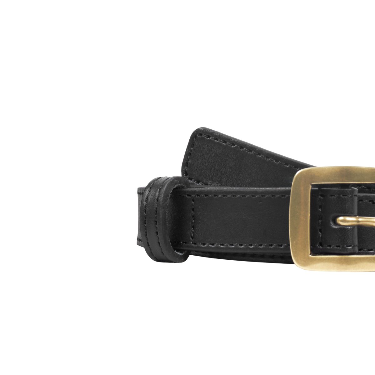 Ceinture Alix cuir noir, JULES & JENN