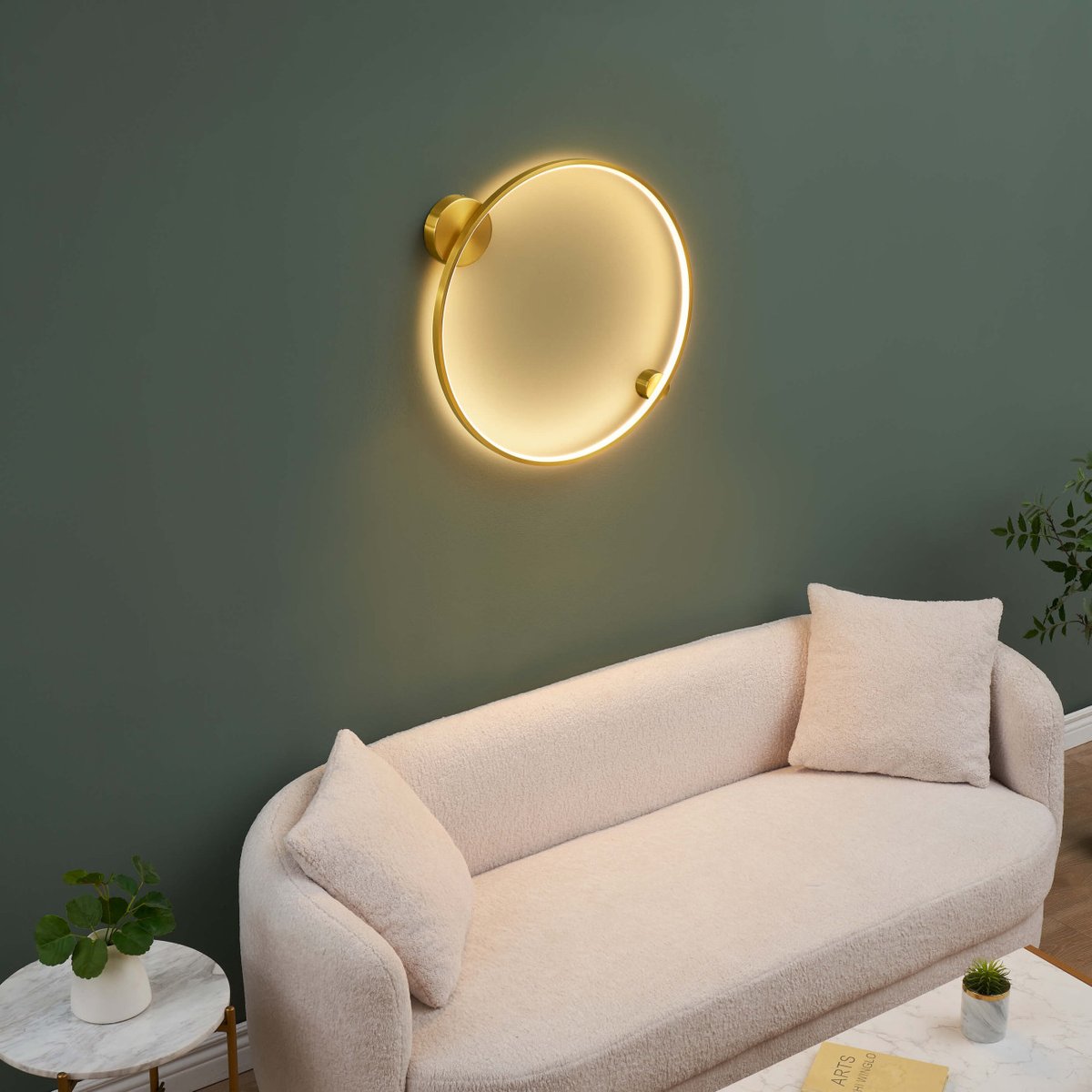 Plafonnier ou grande applique LED - CEIRA laiton, KOSILUM