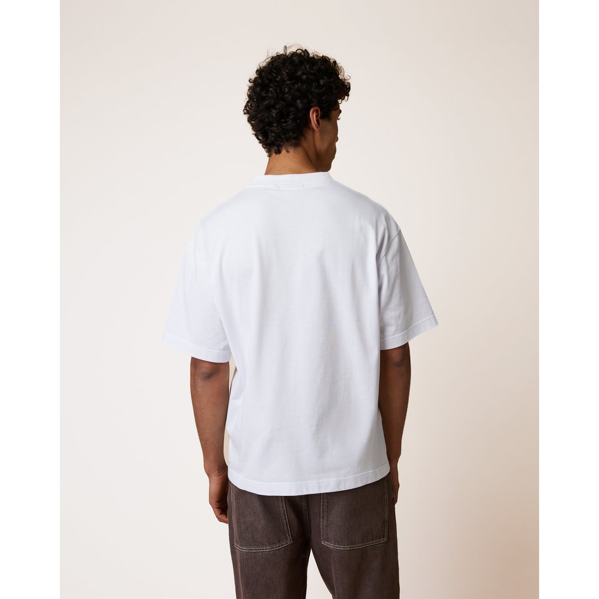 T-shirt en maille blanc, FAGUO