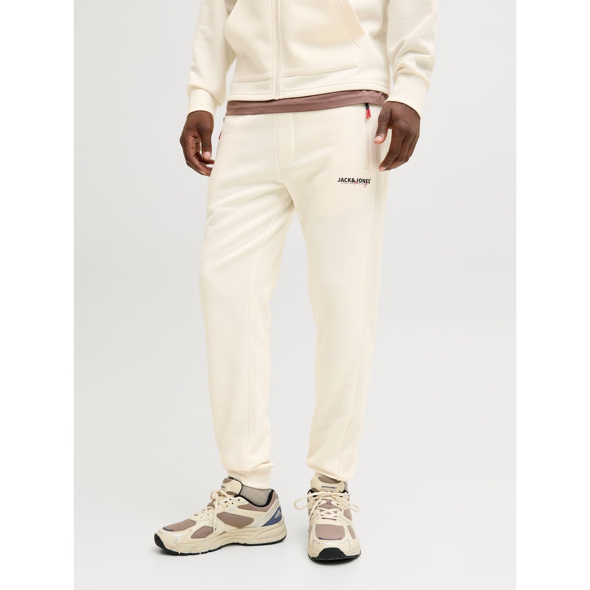 Pantalon De Survêtement blanche - antique white, JACK & JONES