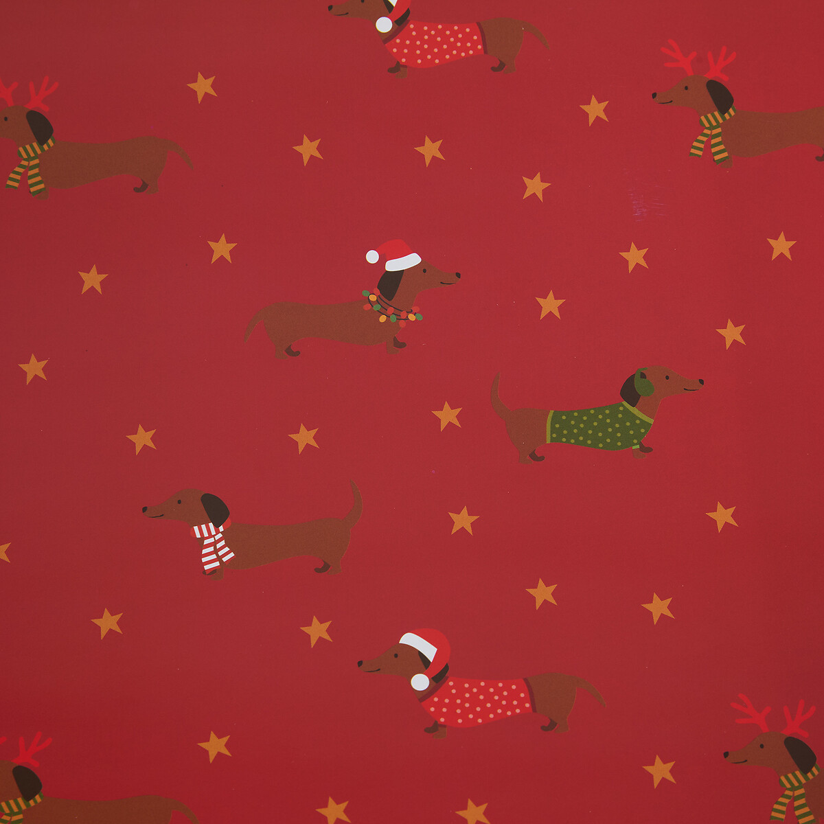 Lot de 2 papiers cadeaux, CASPAR multicolore, LA REDOUTE INTERIEURS
