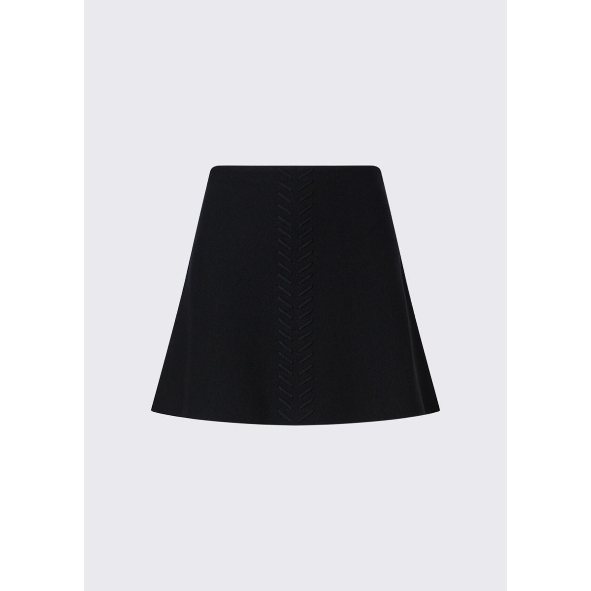 Minijupe en maille avec détails tressés noir, LIU JO