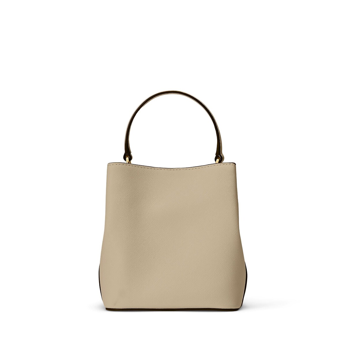 Sac seau en cuir beige, LAUREN RALPH LAUREN