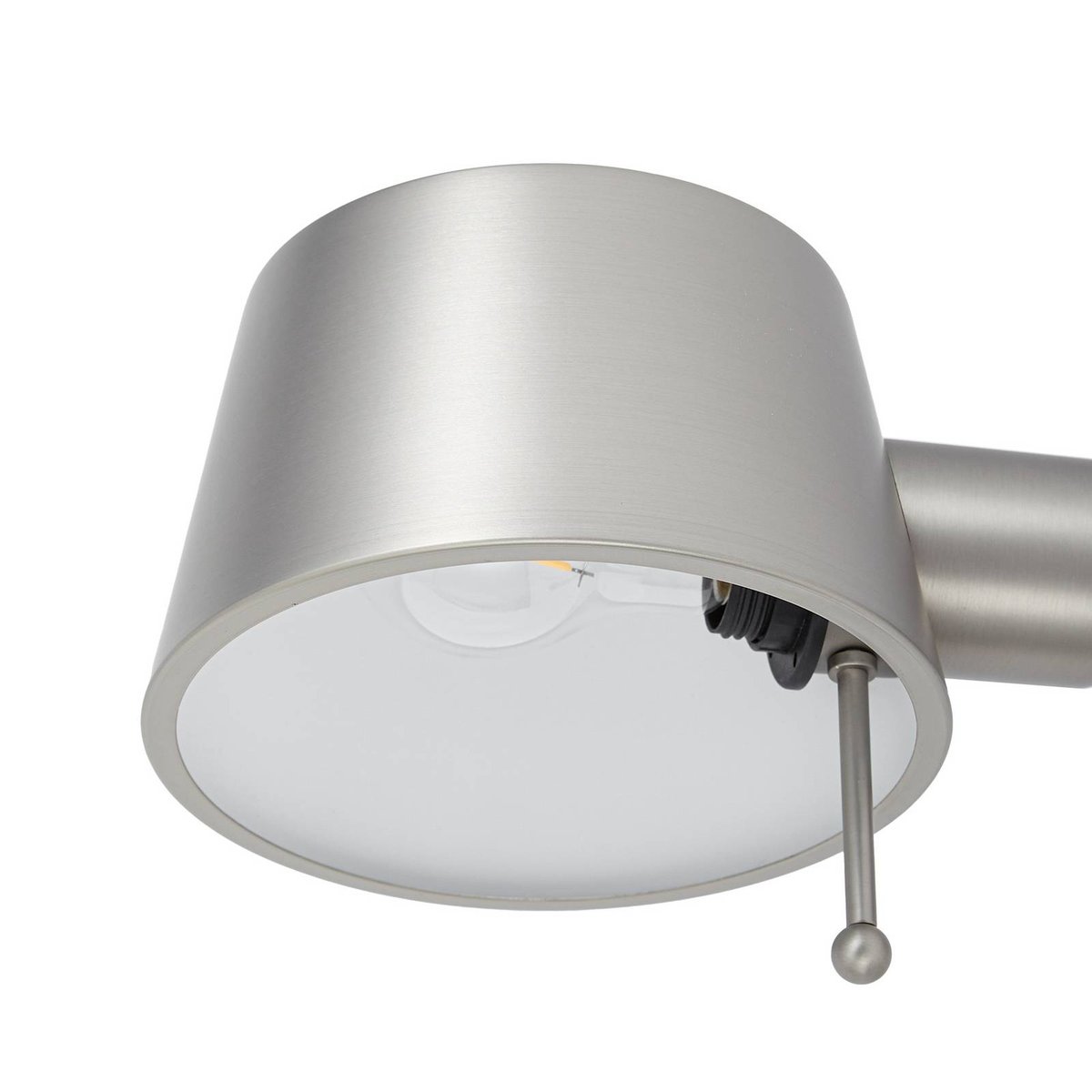 Applique en métal moderne, Silka nickel satiné, LUCANDE