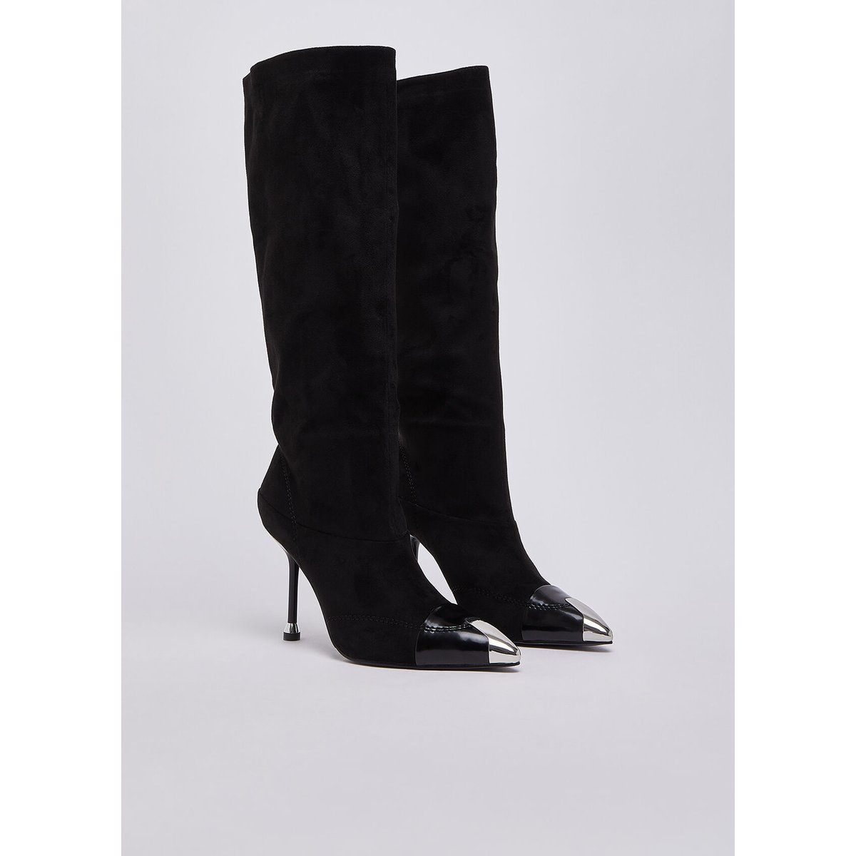 Bottes à bout métallique noir, LIU JO