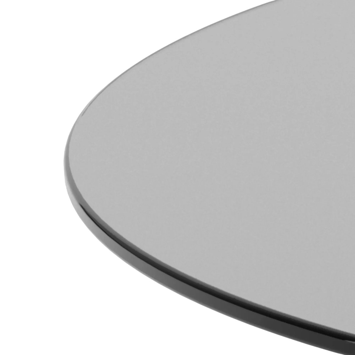 Table basse ronde D80 en verre - LUMA noir, HELLIN, DEPUIS 1862