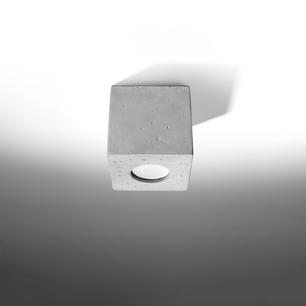 Plafonnier Béton Gris GU10 1 Quad gris, EDEN