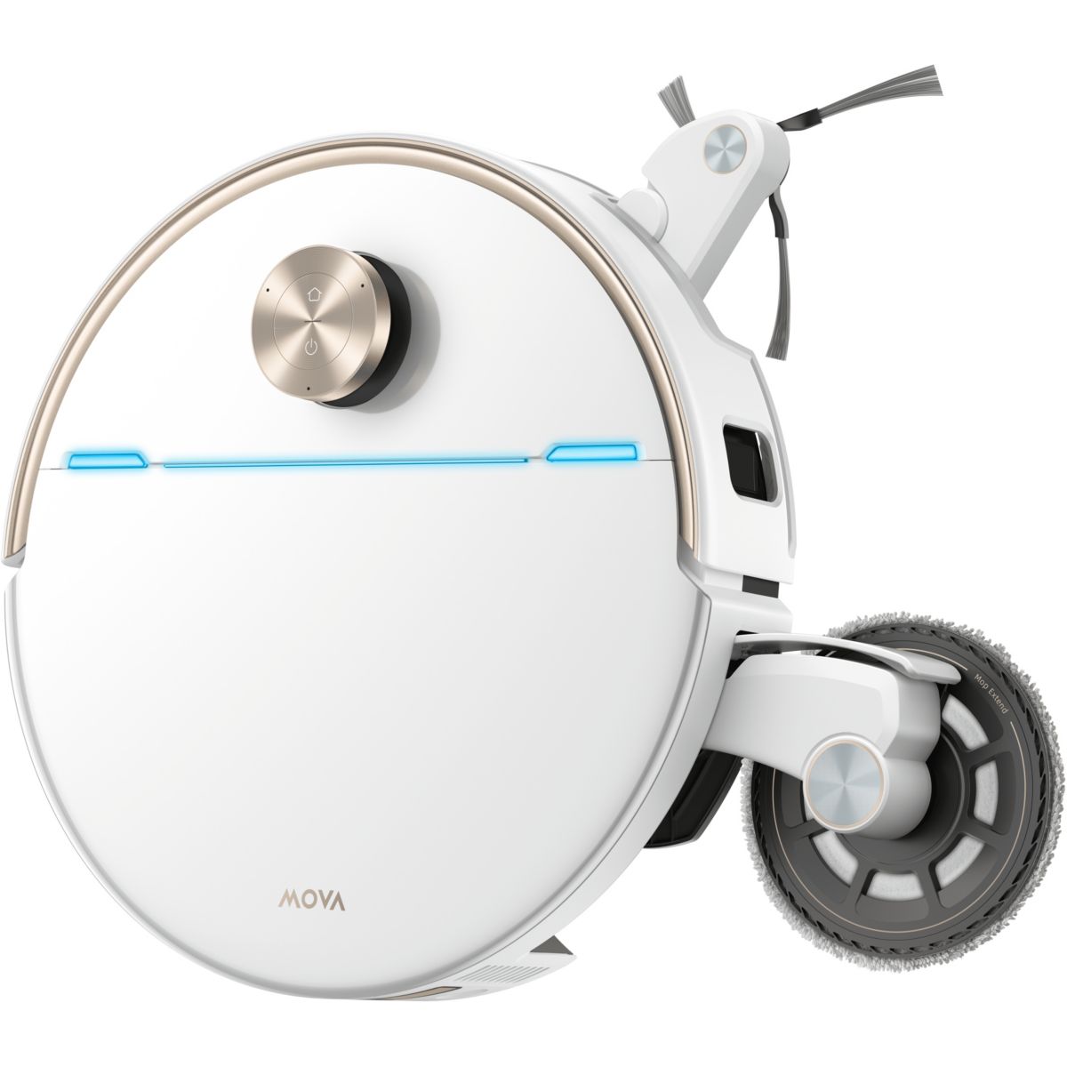 Robot Aspirateur Laveur V70 Ultra Complete Blanc couleur unique, MOVA