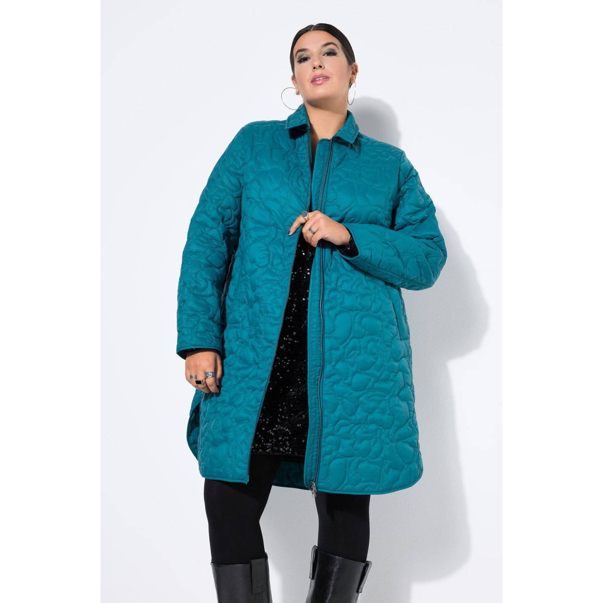 Manteau matelassé pétrol, STUDIO UNTOLD