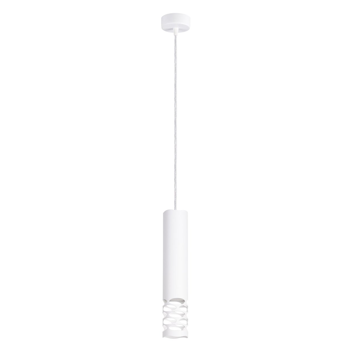 Suspension Acier Blanc GU10 1 Liro blanc, EDEN