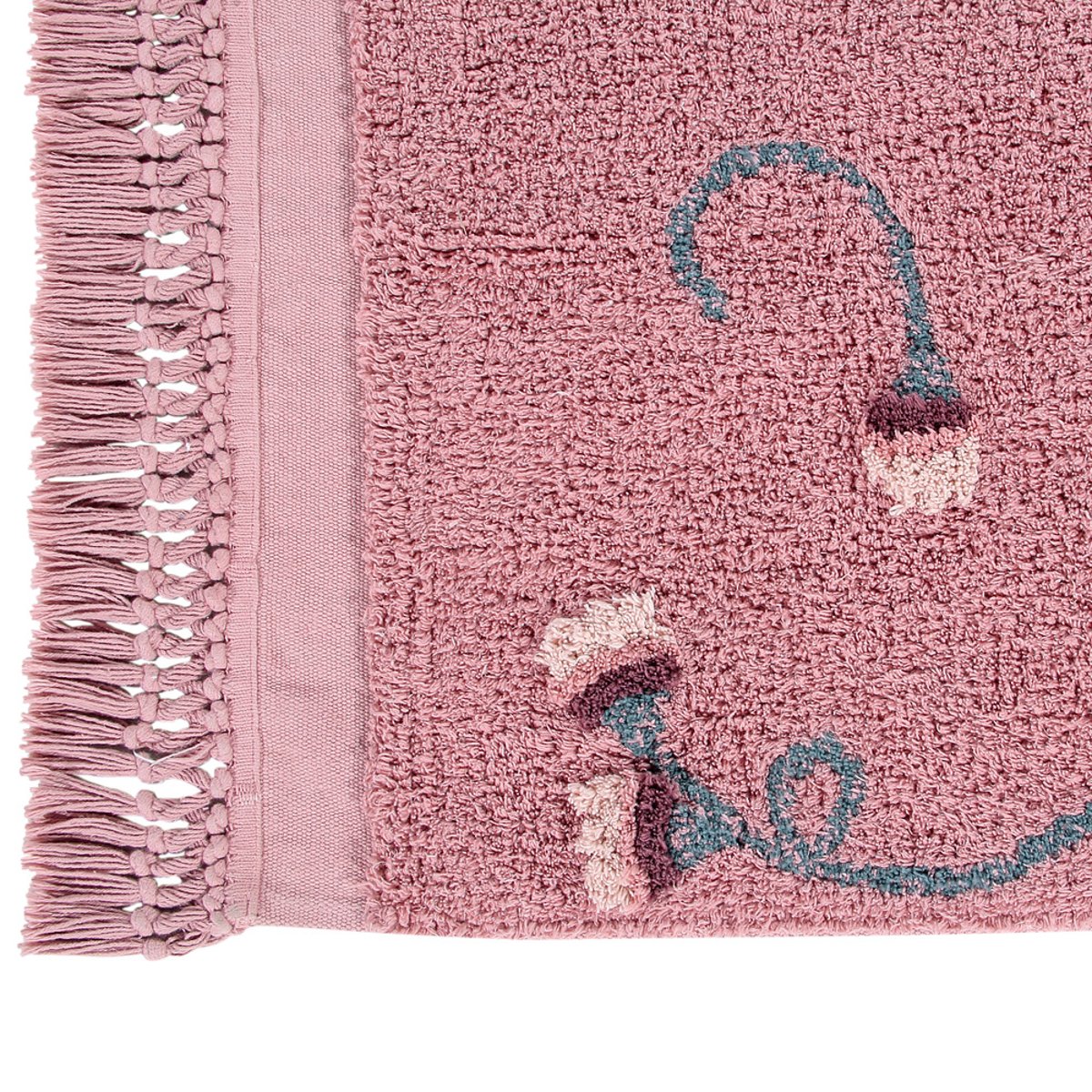 Tapis Rectangulaire en coton Jardin ENGLISH GARDENS rose, LORENA CANALS