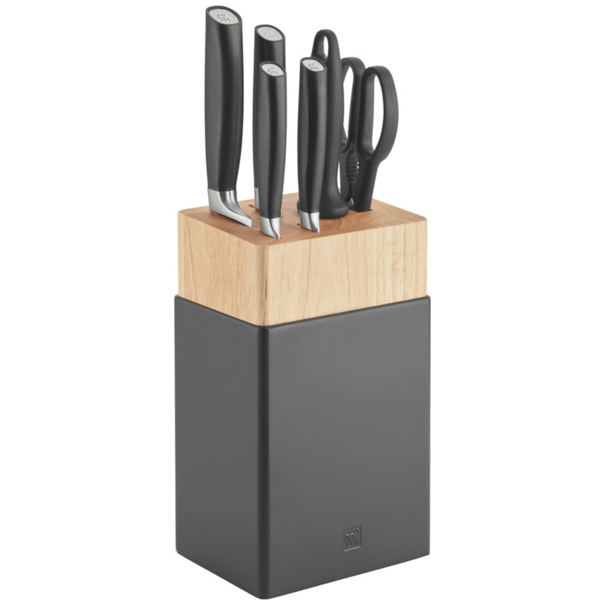 7-pcs, Bloc de couteaux couleur unique, ZWILLING
