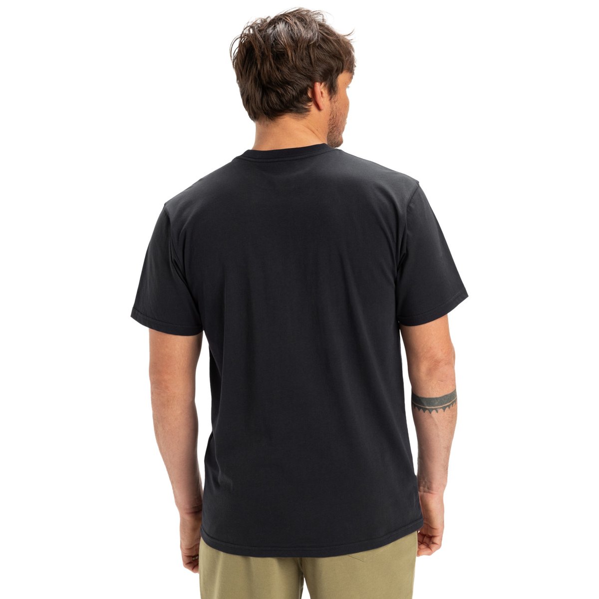 T-shirt manches courtes gros logo bleu dark navy, QUIKSILVER