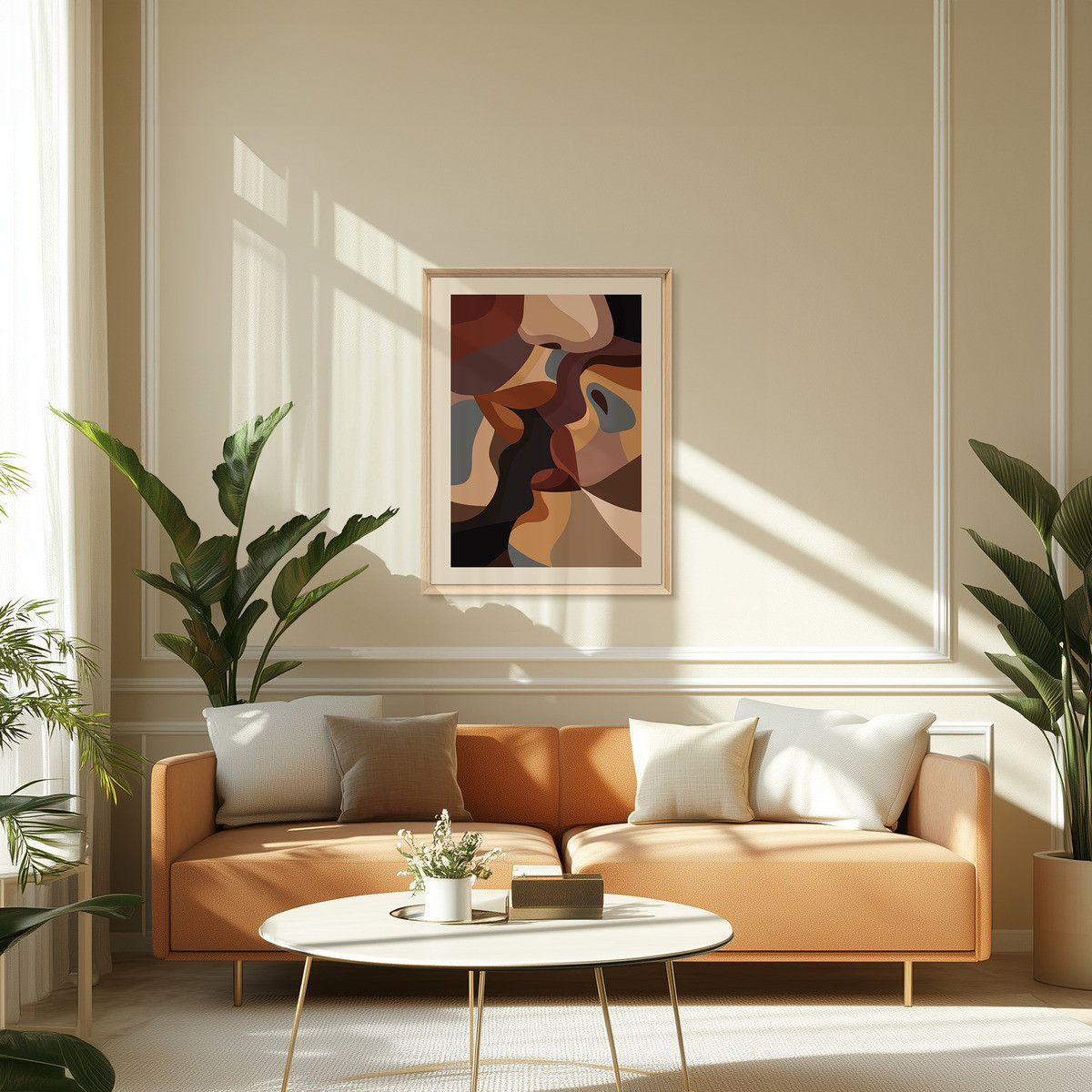 Tableau Mural Encadré Visages Abstraits ABSTRAIT tableaux encadrés, CEANOTHE