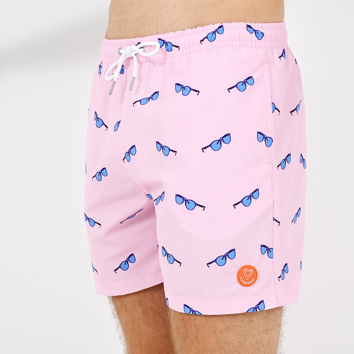 Short de bain Le Solaire rose, VENDREDI