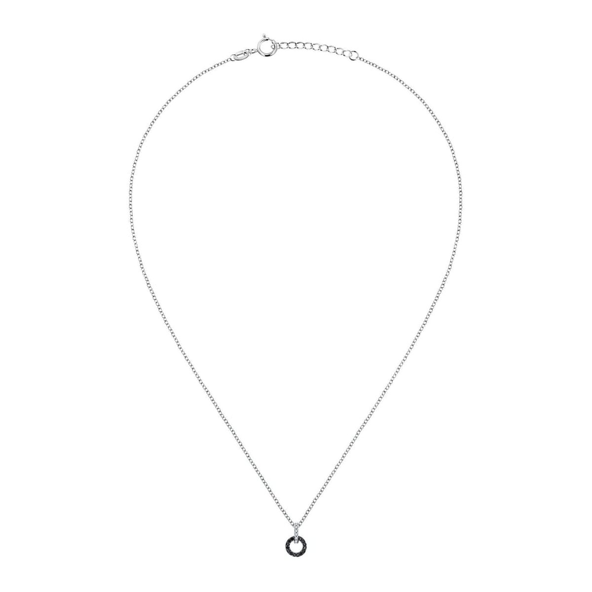 Colliers en Oxyde De Zirconium/argent et Oxyde de zirconium argent, CLEOR