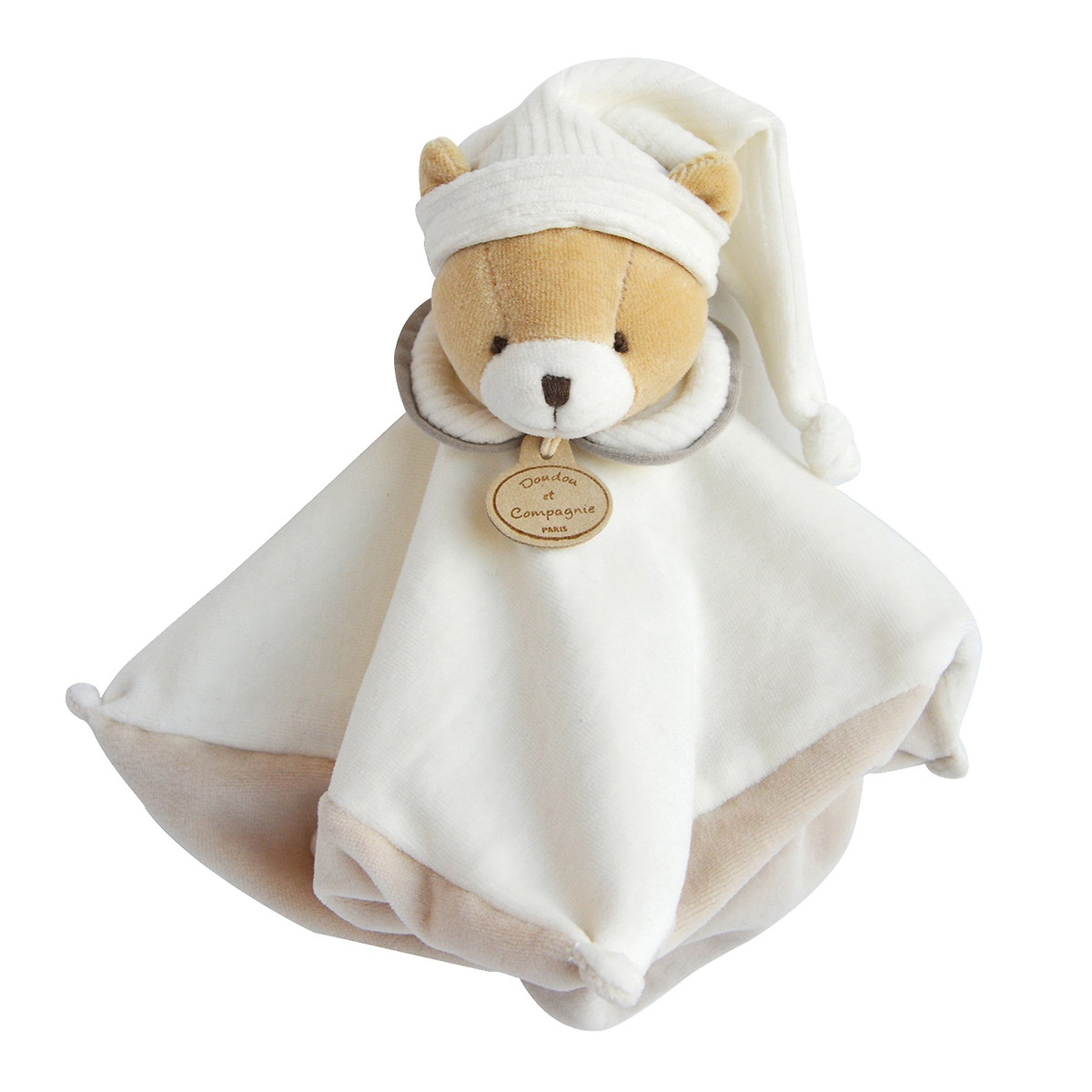 Doudou 202 l'original ! ours taupe 25cm - dc2928 b beige, DOUDOU ET COMPAGNIE
