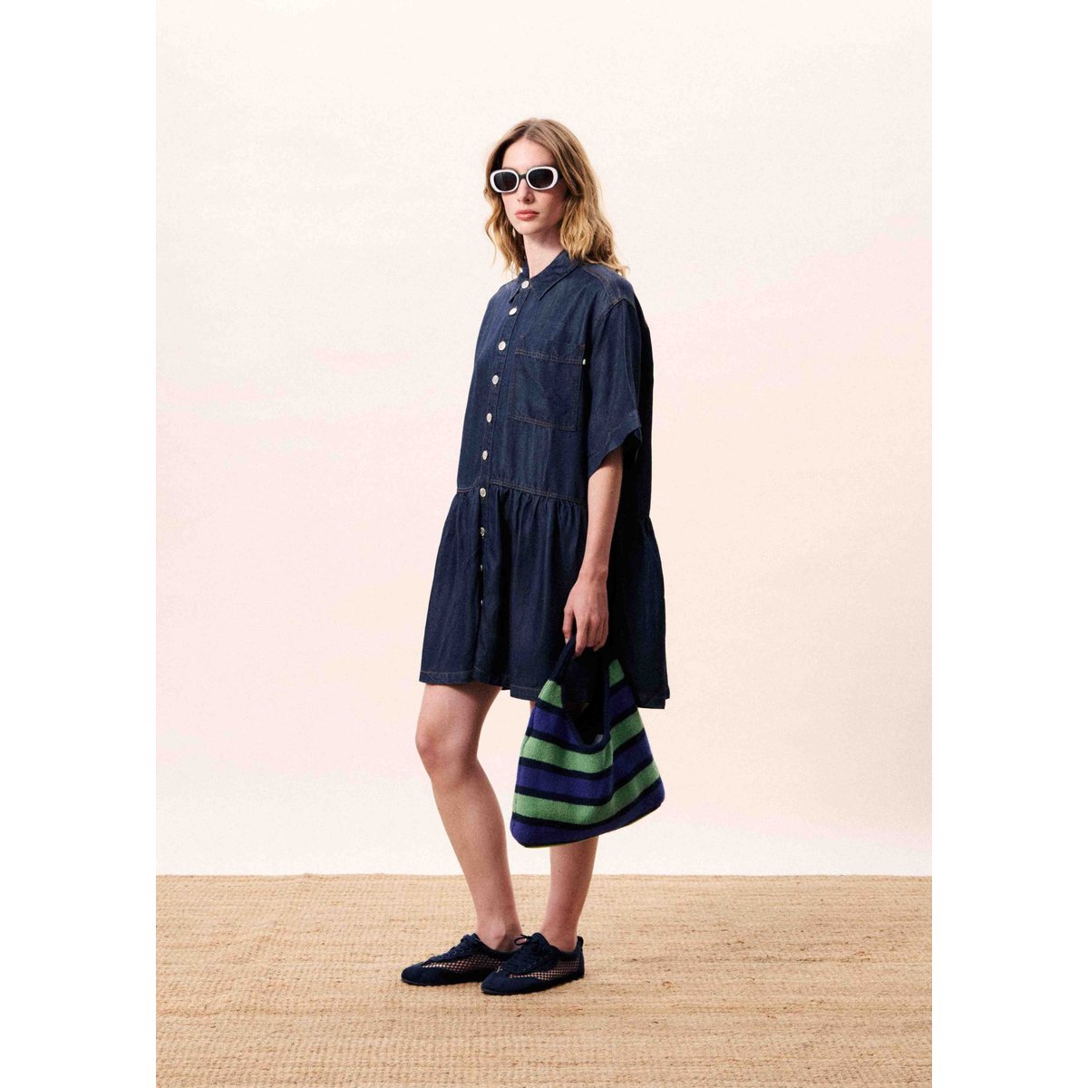 Robe AQUALIA bleu marine, FRNCH
