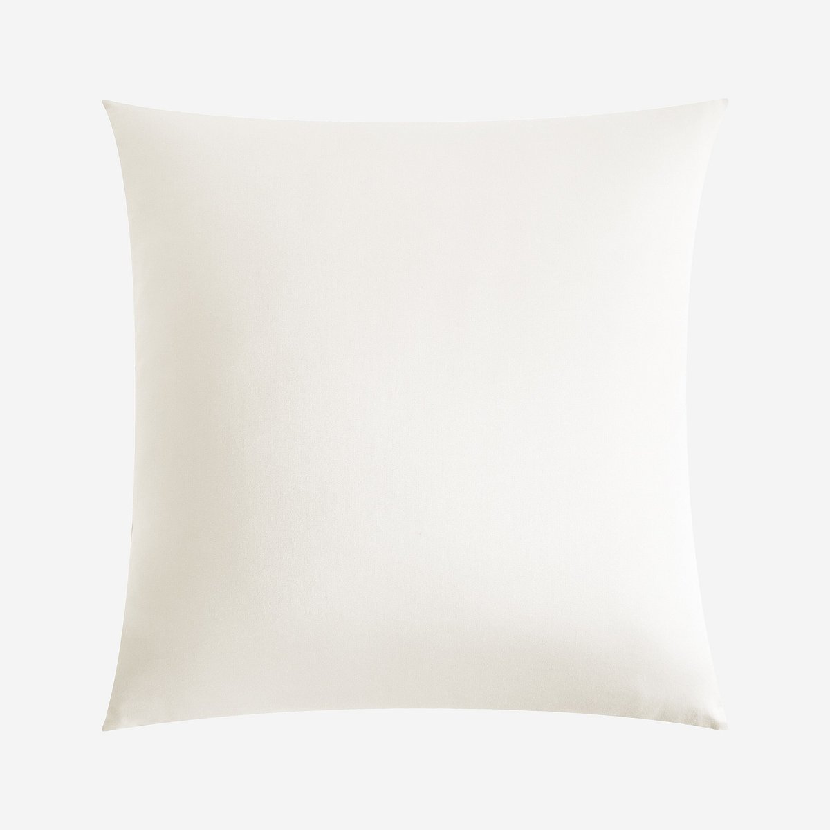 Taie d'oreiller en satin de coton ALEXANE beige, HABITAT