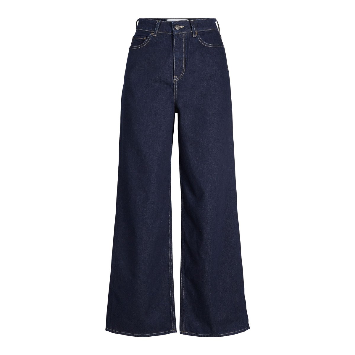Jean large, taille haute dark blue, JJXX