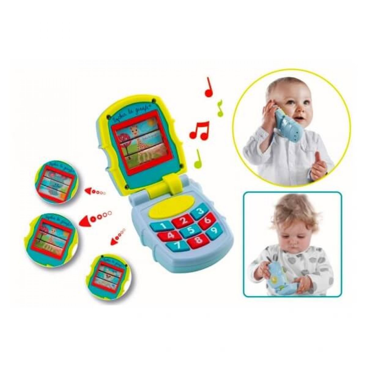 Coffret jouets d'éveil rouge, VULLI
