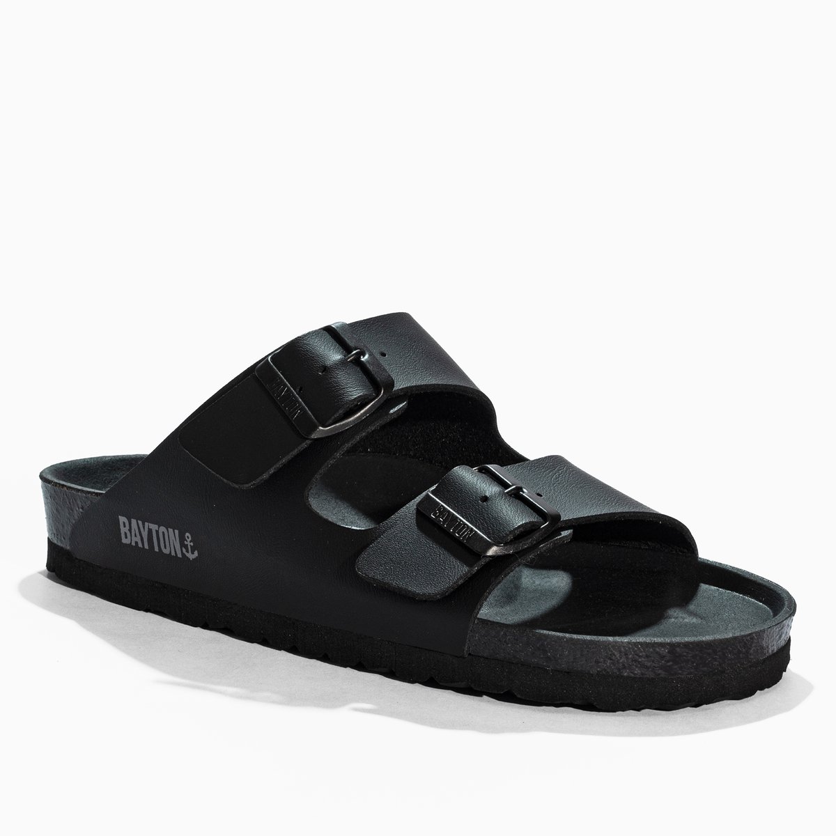 Sandales Vegan ATLAS noir, BAYTON