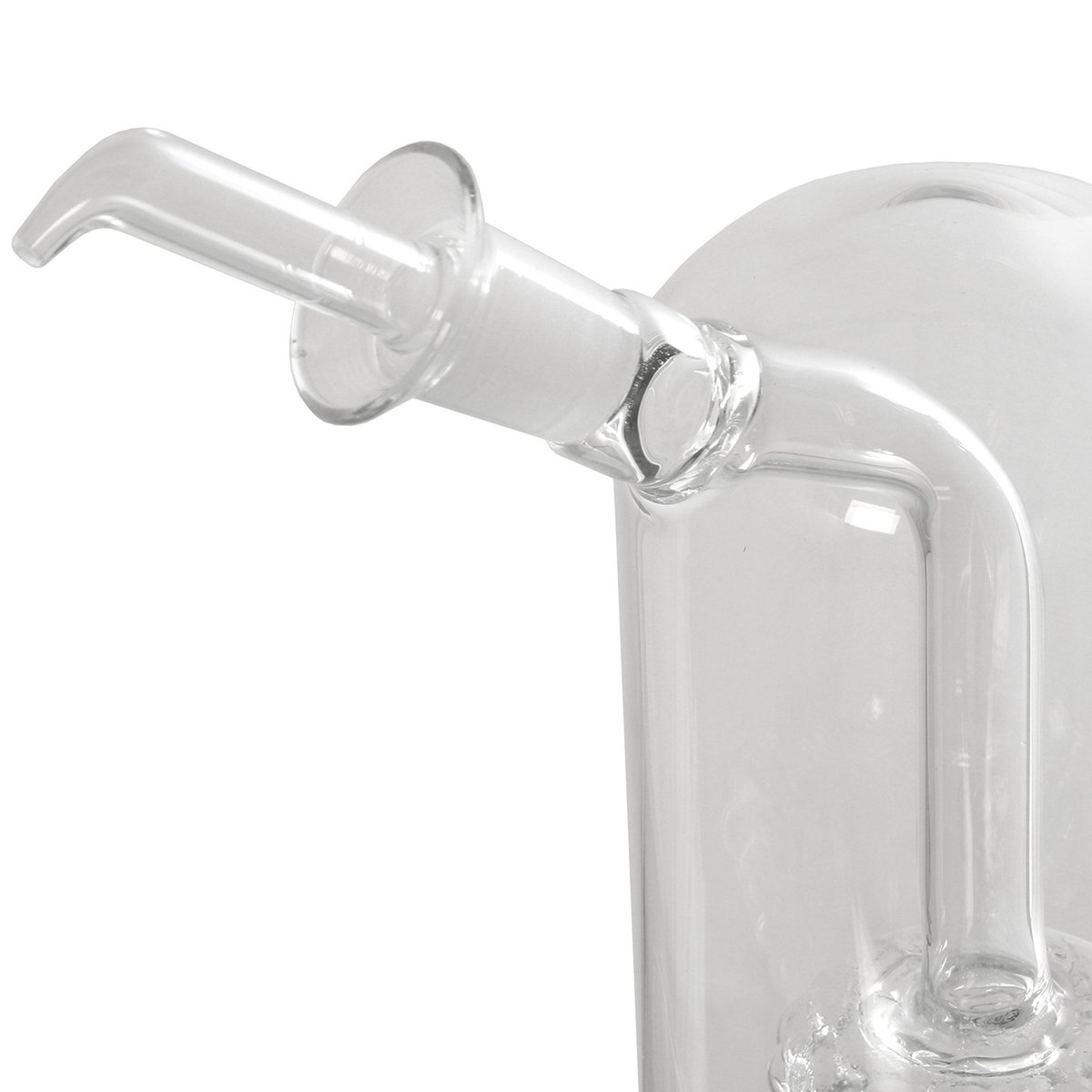 Huilier vinaigrier 2-en-1 transparent base inox - 700/1000ml transparent, WADIGA