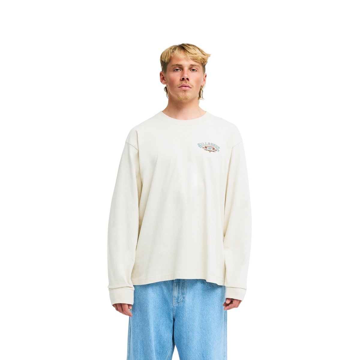 T shirt manches longues HERITAGE OG beige oatmeal, BILLABONG