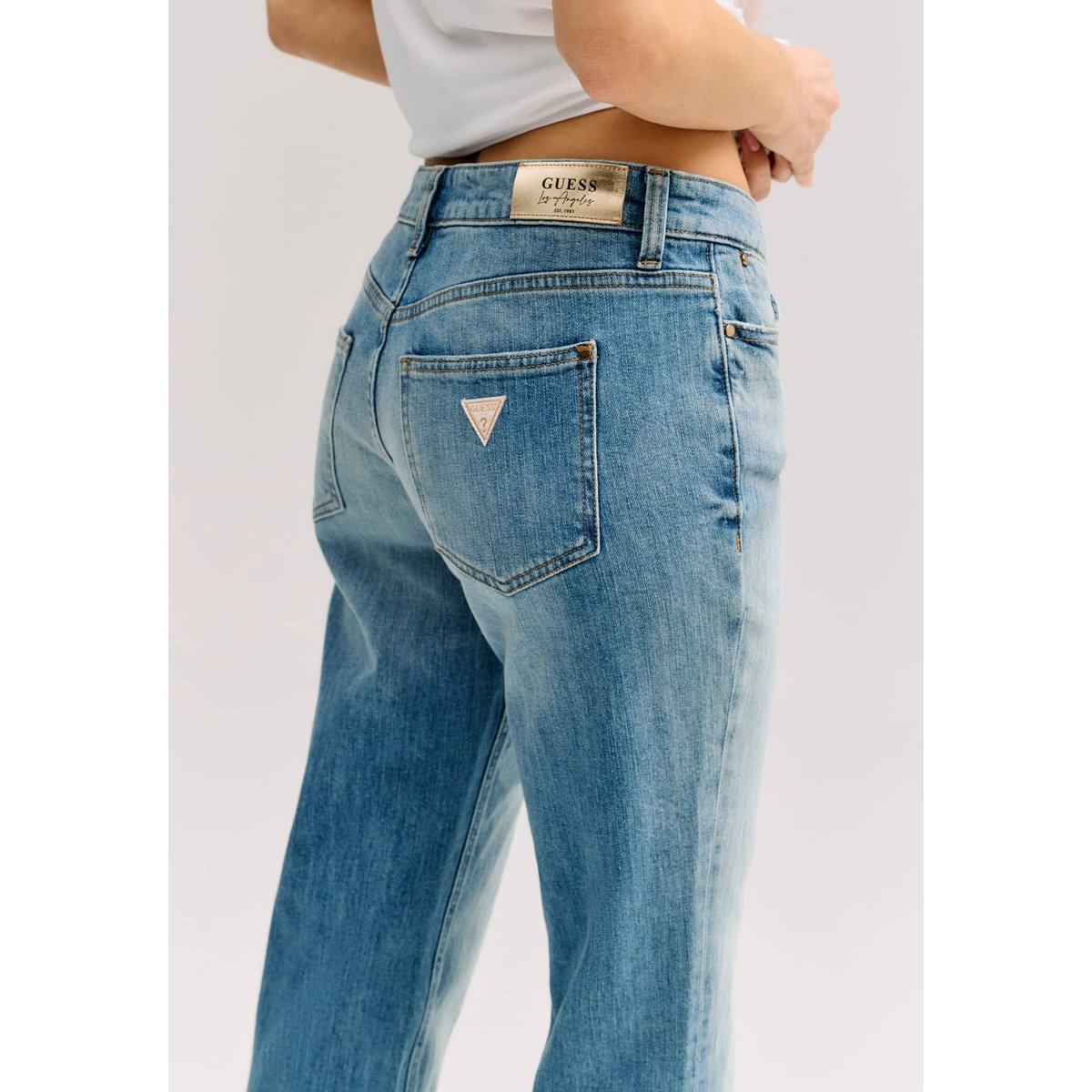 Jean Nicky Straight bleu, GUESS