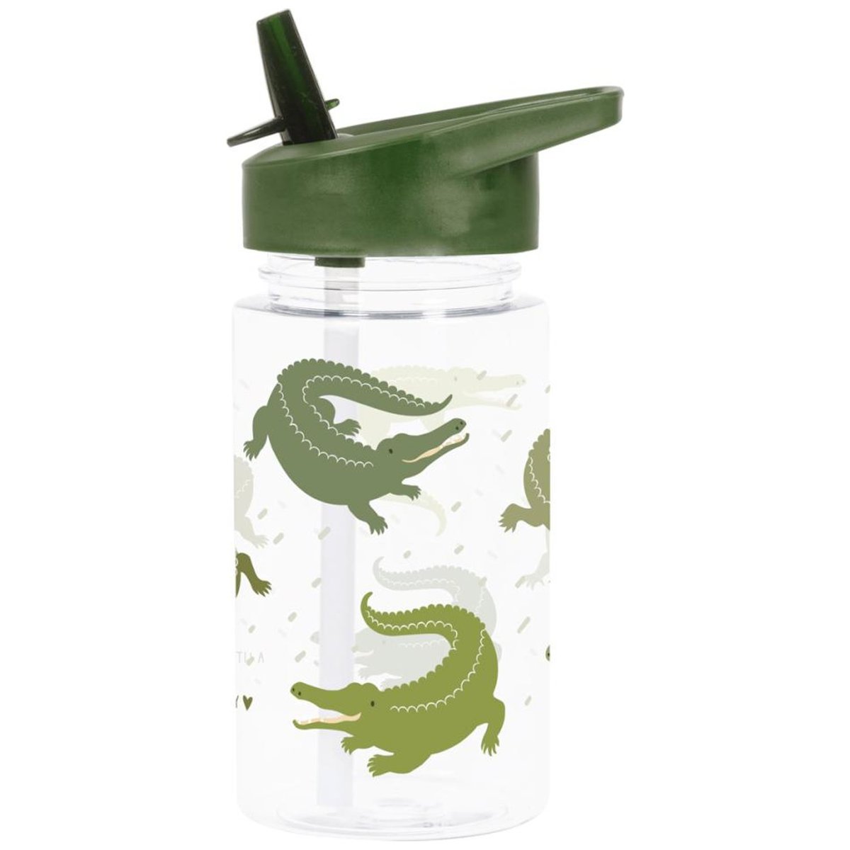 Gourde Crocodiles vert, A LITTLE LOVELY COMPANY