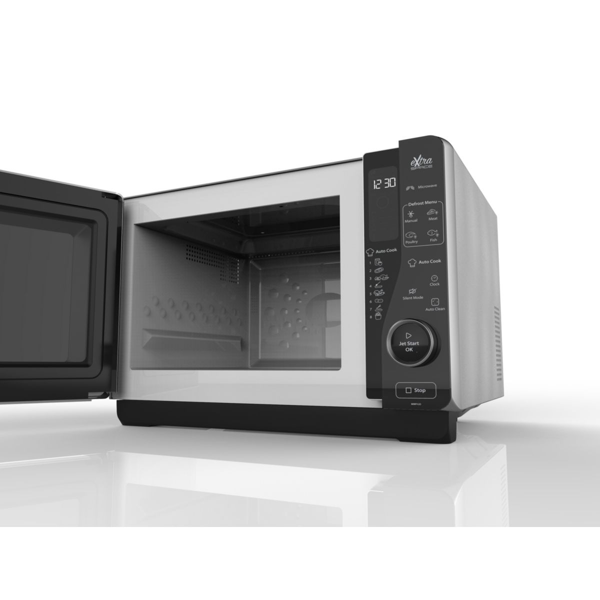 Micro ondes MWF420SL extraspace silver, WHIRLPOOL