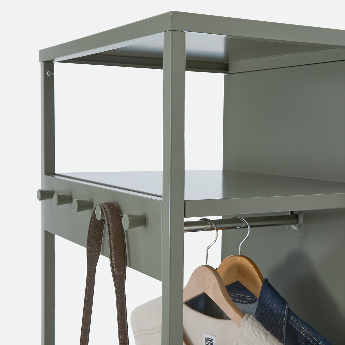 Vestiaire penderie en métal acier, MIVA kaki, LA REDOUTE INTERIEURS