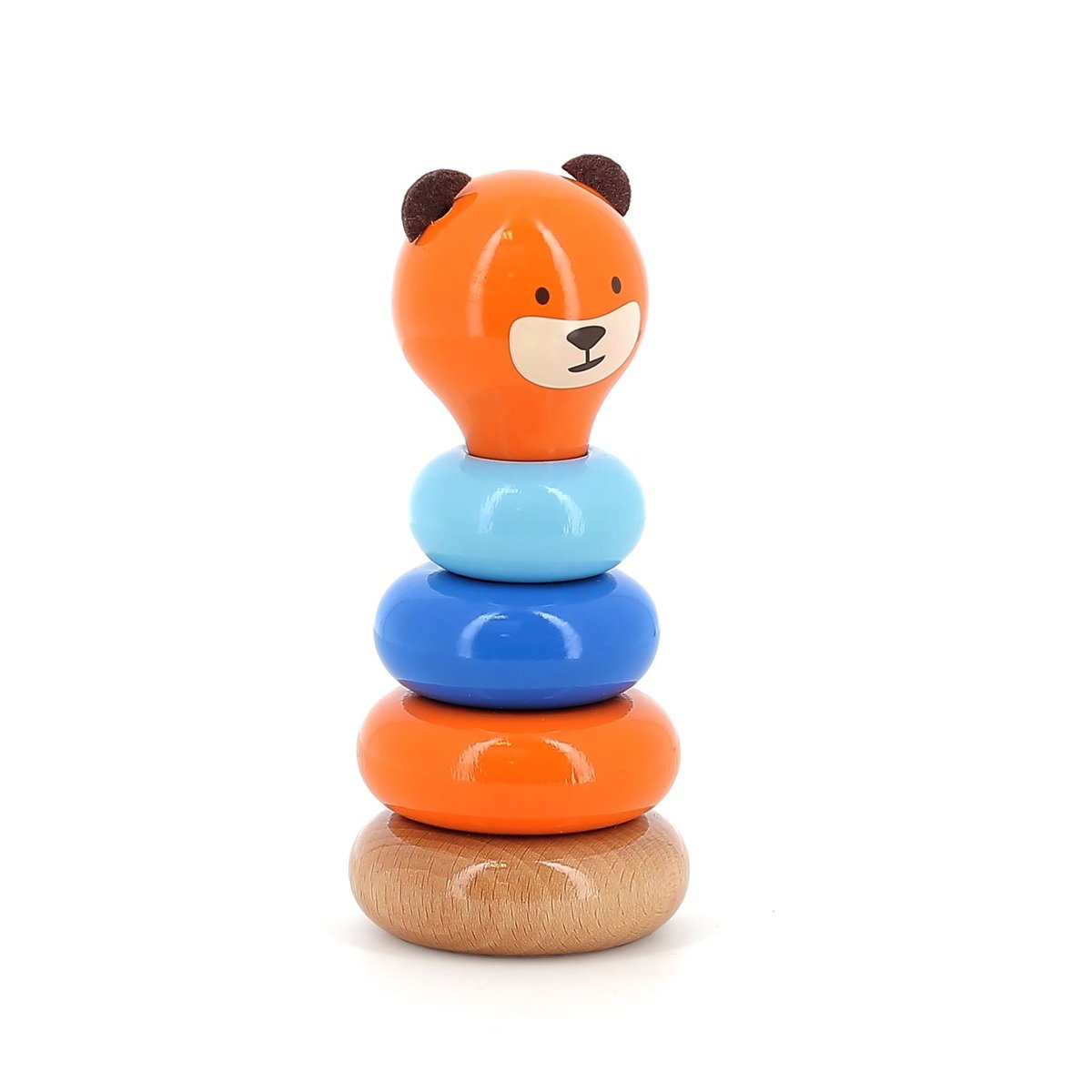 Empilable Marcel l'ours orange, VILAC