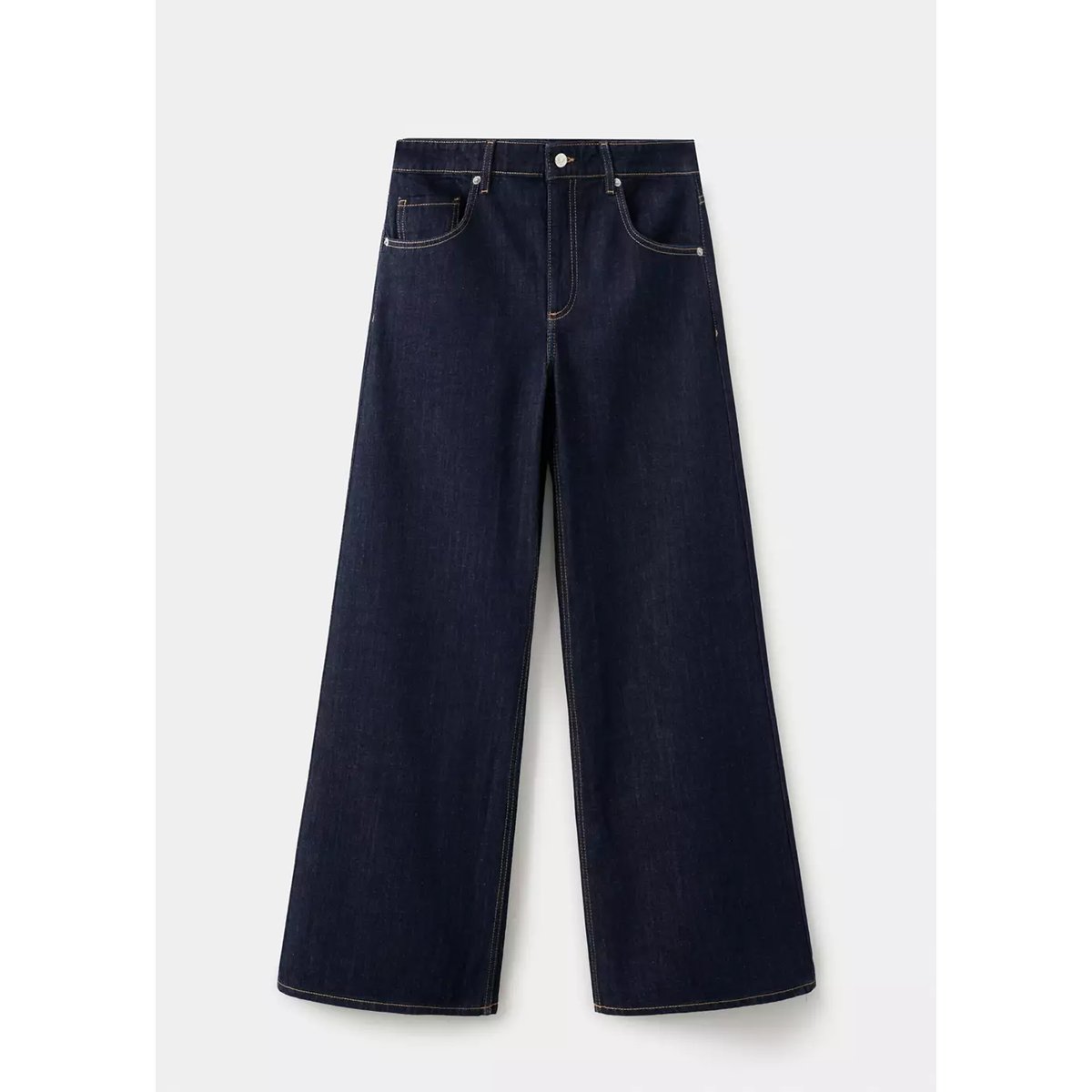 Jean large taille normale bleu, MANGO