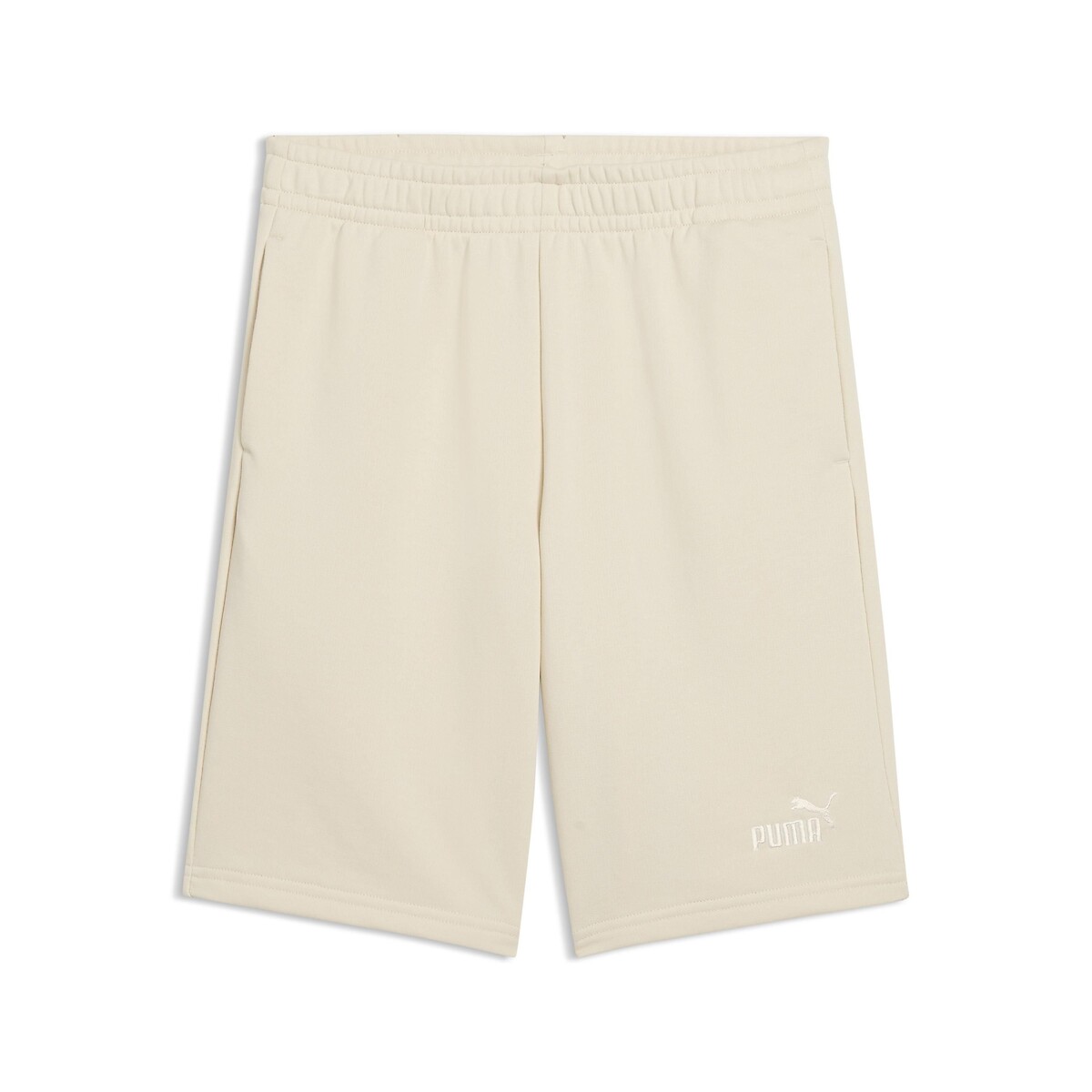 Short en molleton non gratté beige, PUMA