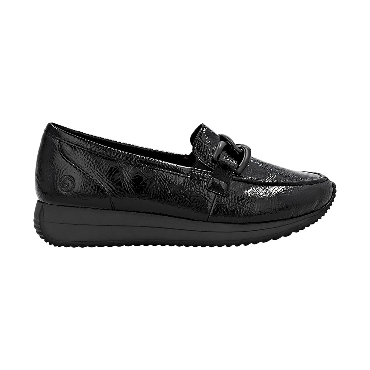 Mocassin Basse Cuir Lagro noir, REMONTE