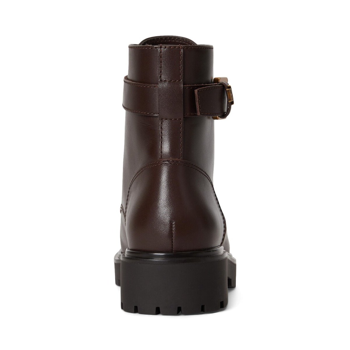 Allyson Lace-Up Leather Ankle Boots dark brown, LAUREN RALPH LAUREN