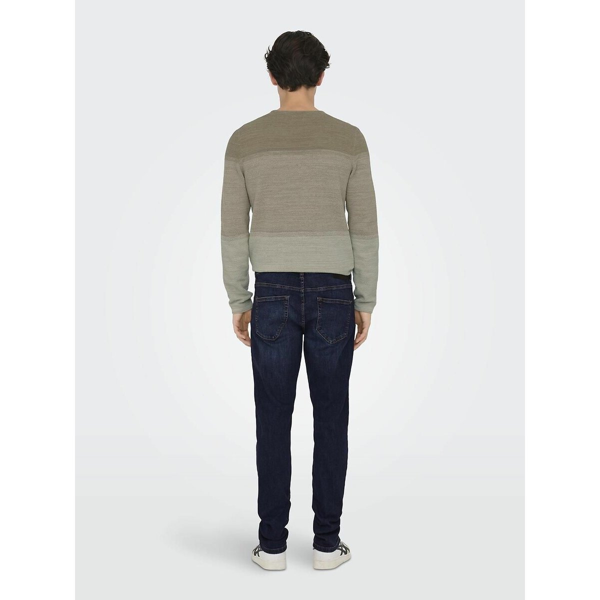 Jean droit Weft bleu foncé, ONLY & SONS
