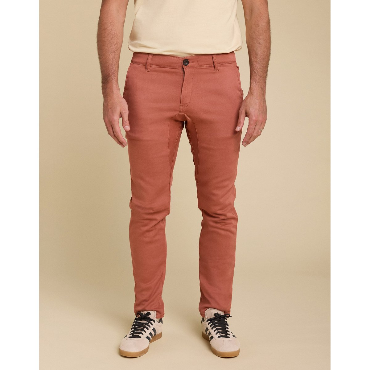 PANTALON CHINO FLAMINGO orange, PULLIN